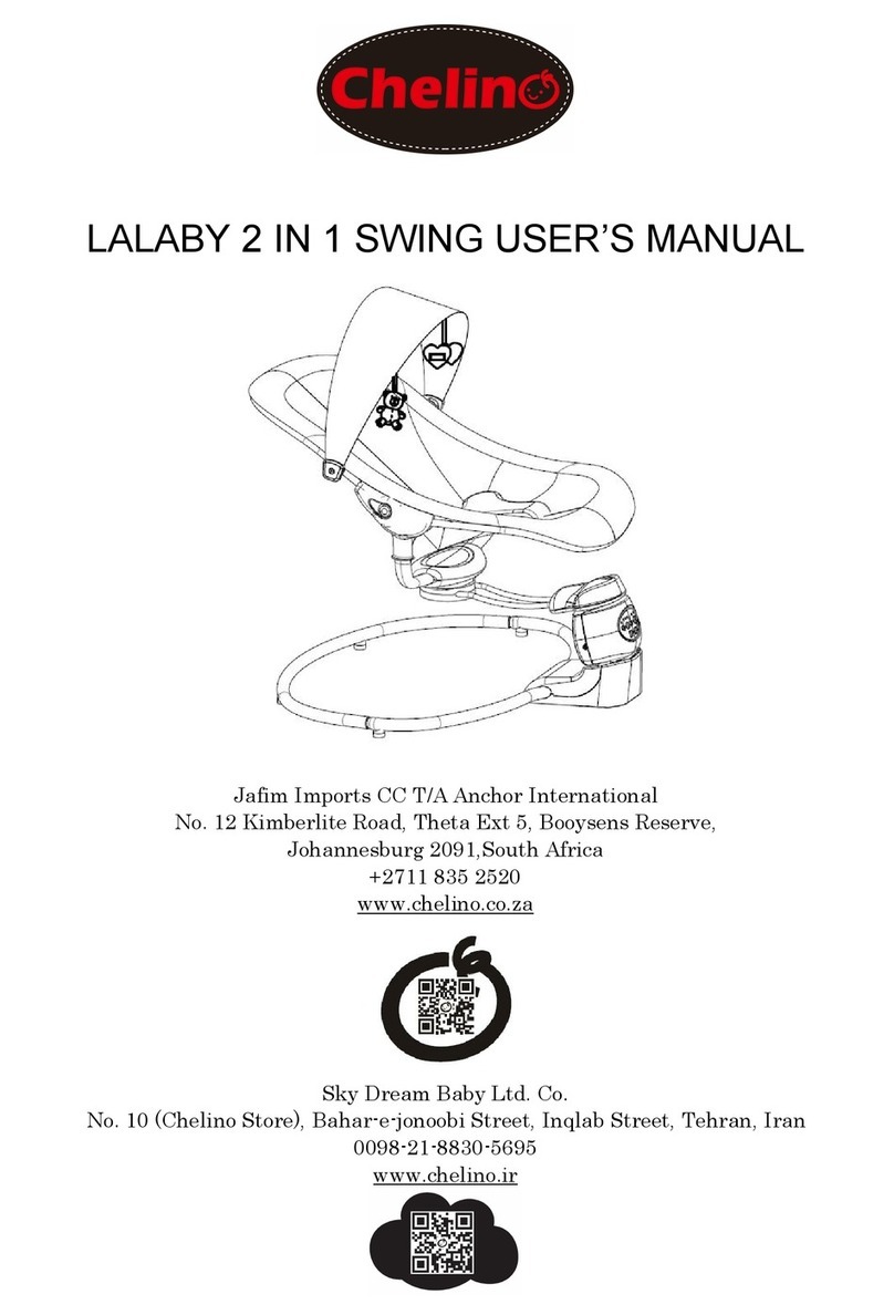 Chelino LALABY 2 IN 1 SWING user manual