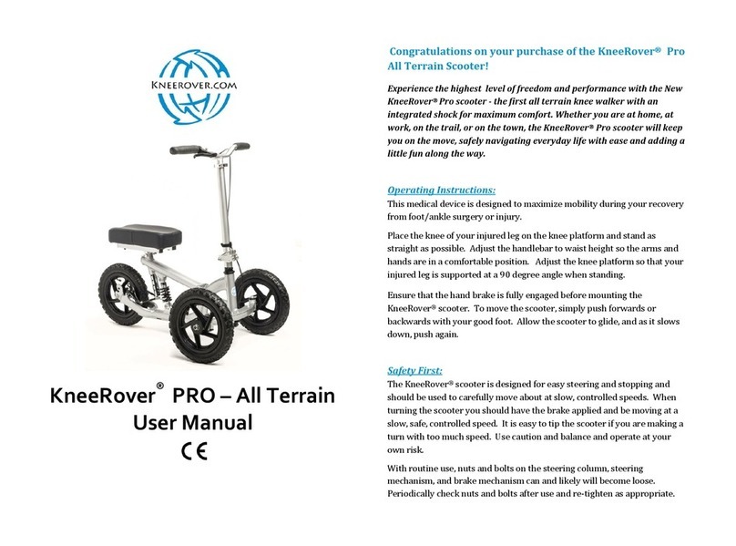 KneeRover PRO User manual