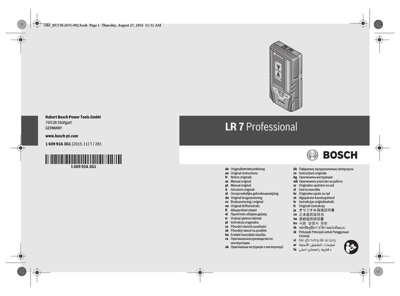 Bosch LR 7 Professional User manual
