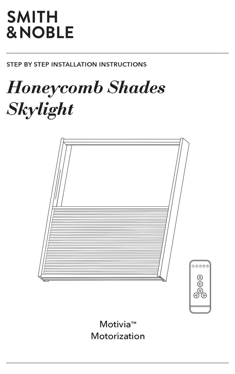 Smith & Noble Honeycomb Shades Skylight Step by step installation instructions