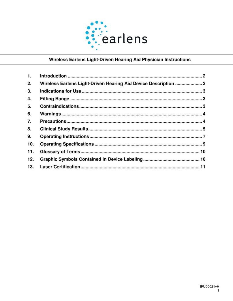Earlens Light Driven instructions