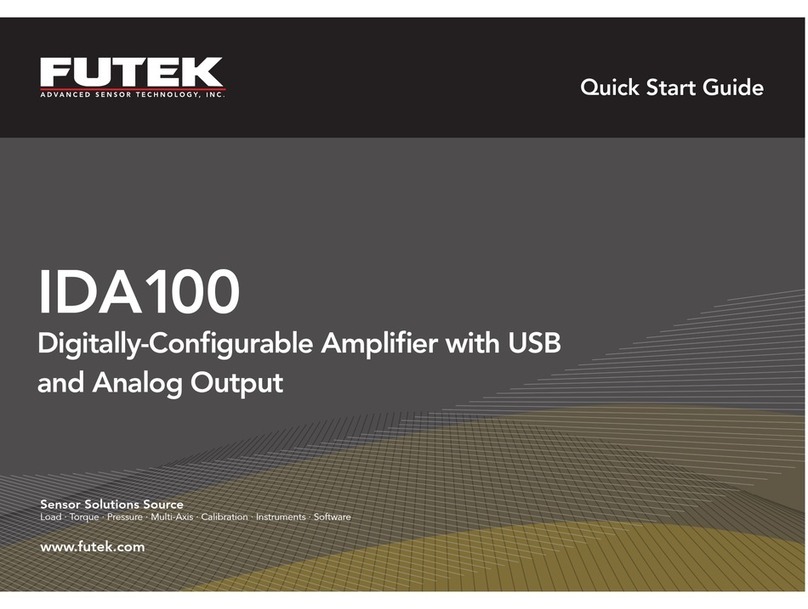 Futek IDA100 quick start guide