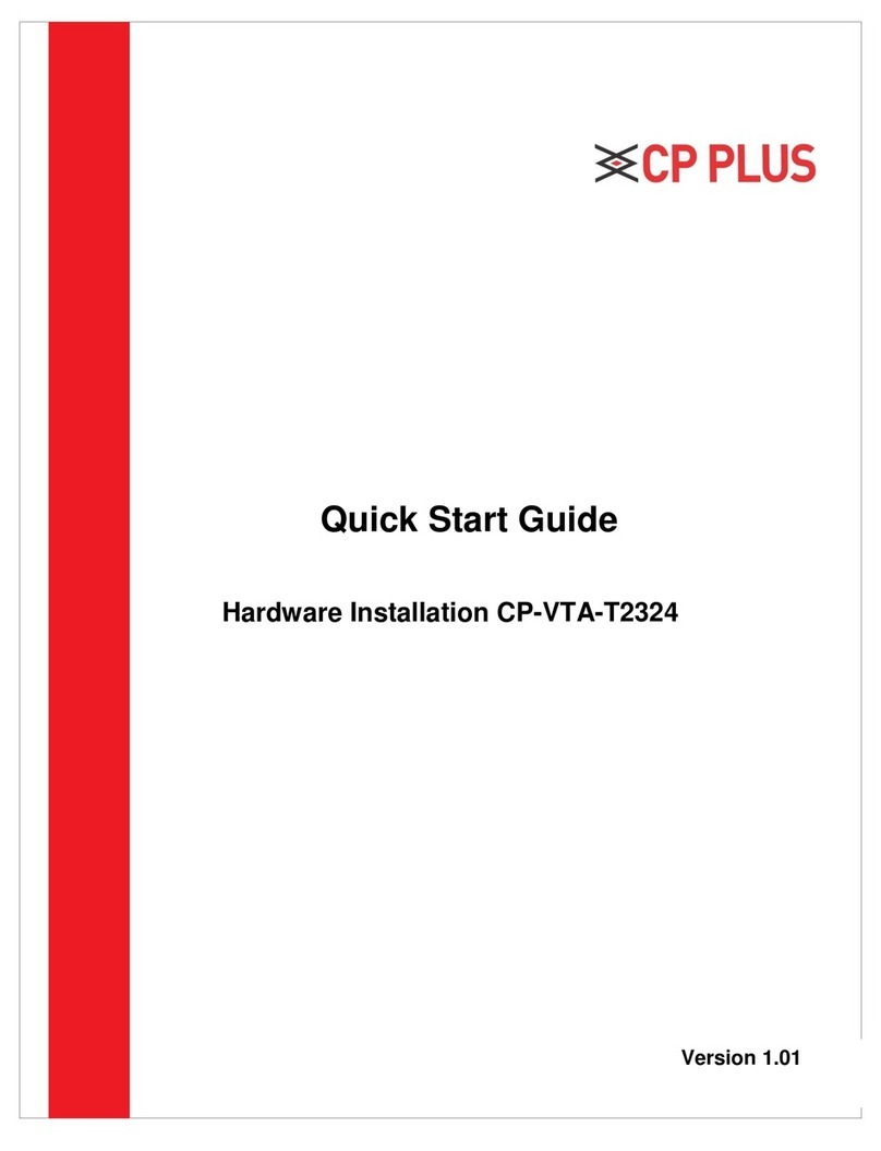 CP Plus CP-VTA-T2324 quick start guide