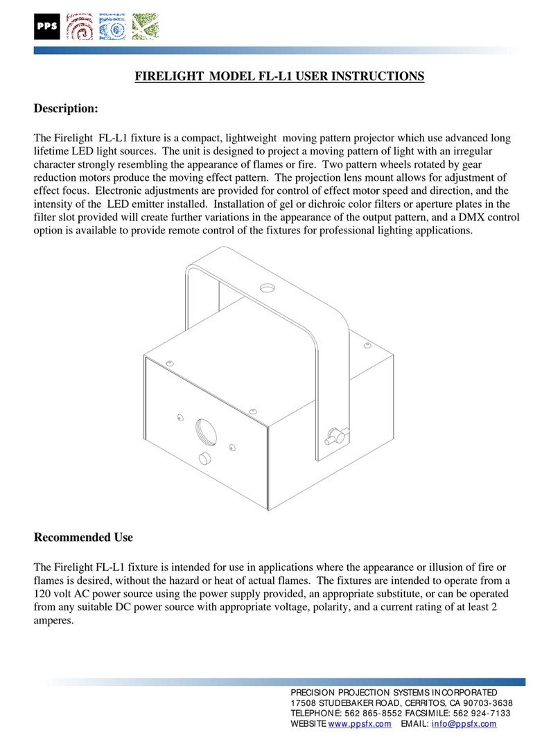 PPS Firelight FL-L1 User instructions PPS Firelight FL-L1 User instructions