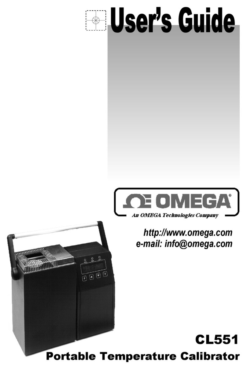 Omega CL551 User manual