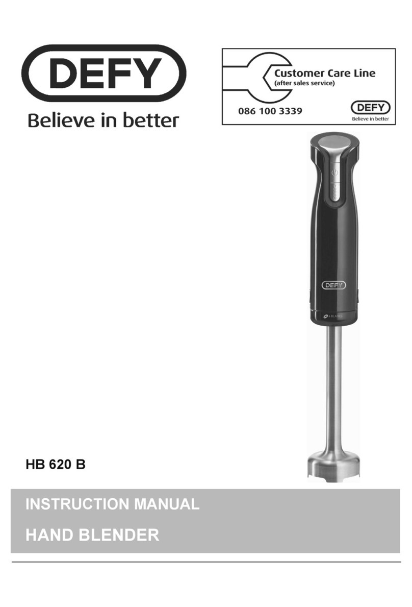 Defy HB 620 B User manual