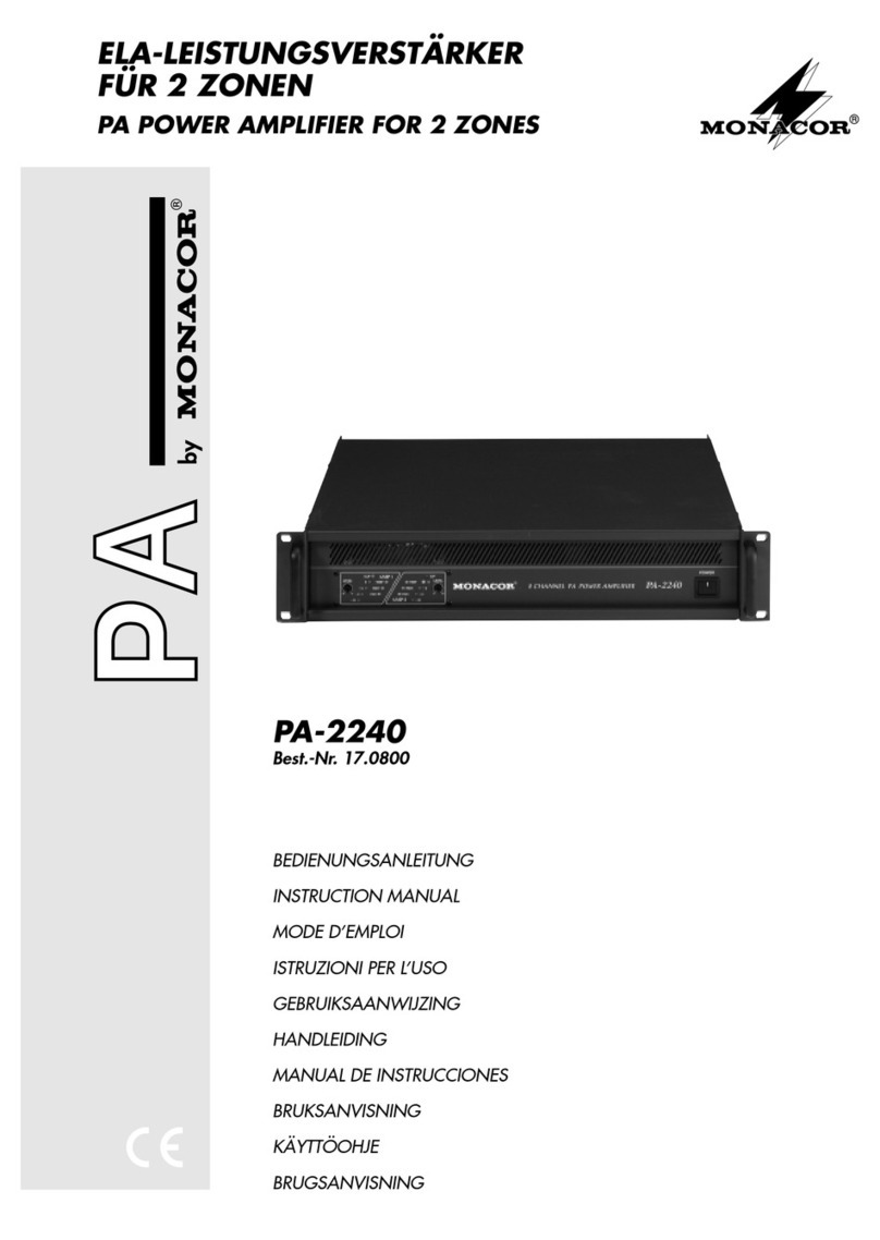 Monacor 17.0800 instruction manual Monacor 17.0800 instruction manual