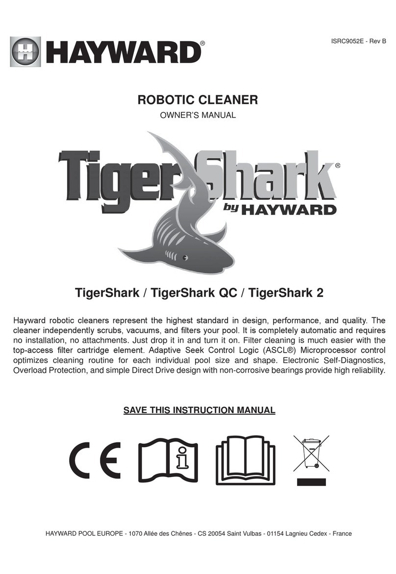 Hayward TigerShark owner's manual