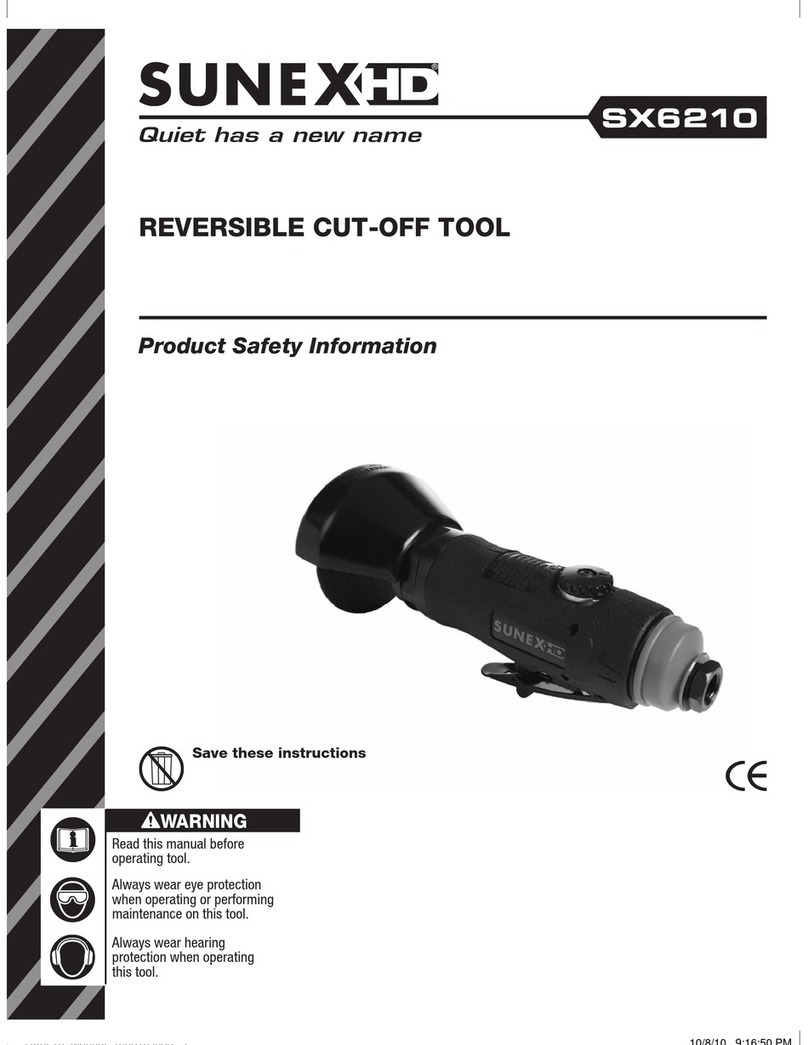 Sunex SX6210 User manual