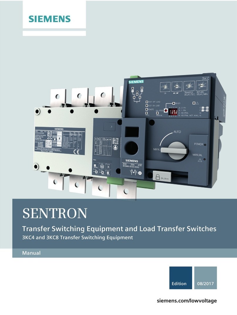 Siemens SENTRON manual