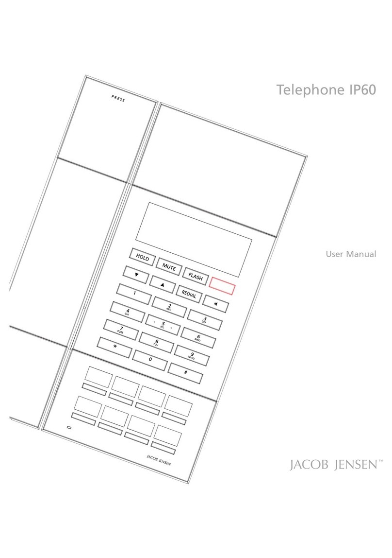 Jacob Jensen IP60 User manual