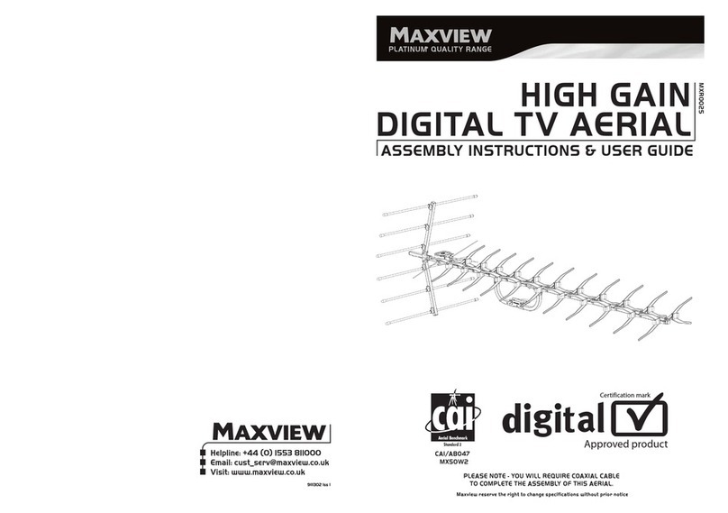Maxview MXR0025 Configuration guide
