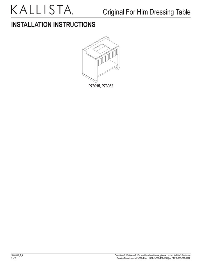 Kallista P73015 installation instructions