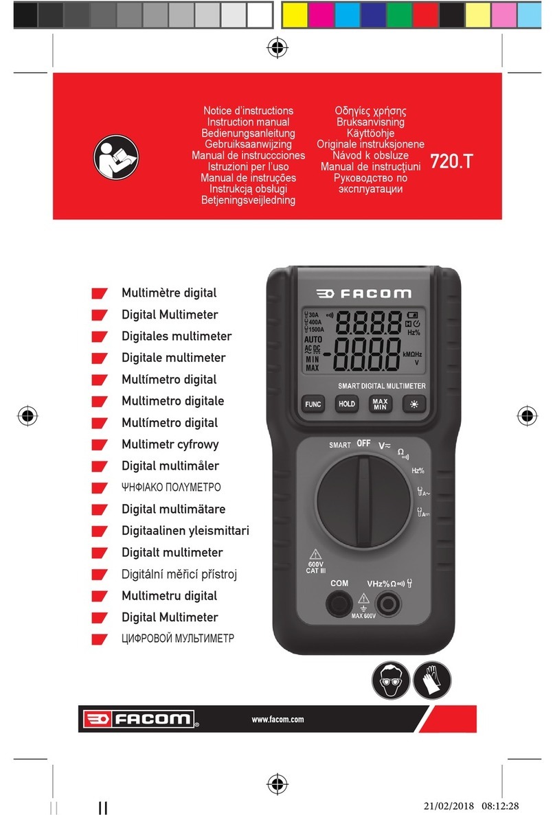 Facom 720.T instruction manual