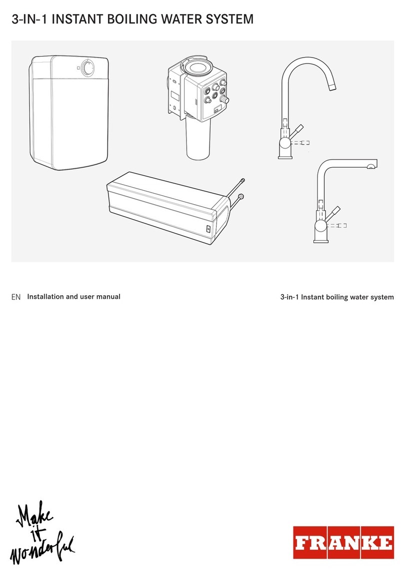 Franke Minerva 3-in-1 Installation and user manual