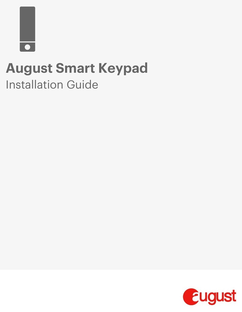 August Home August Smart Keypad installation guide