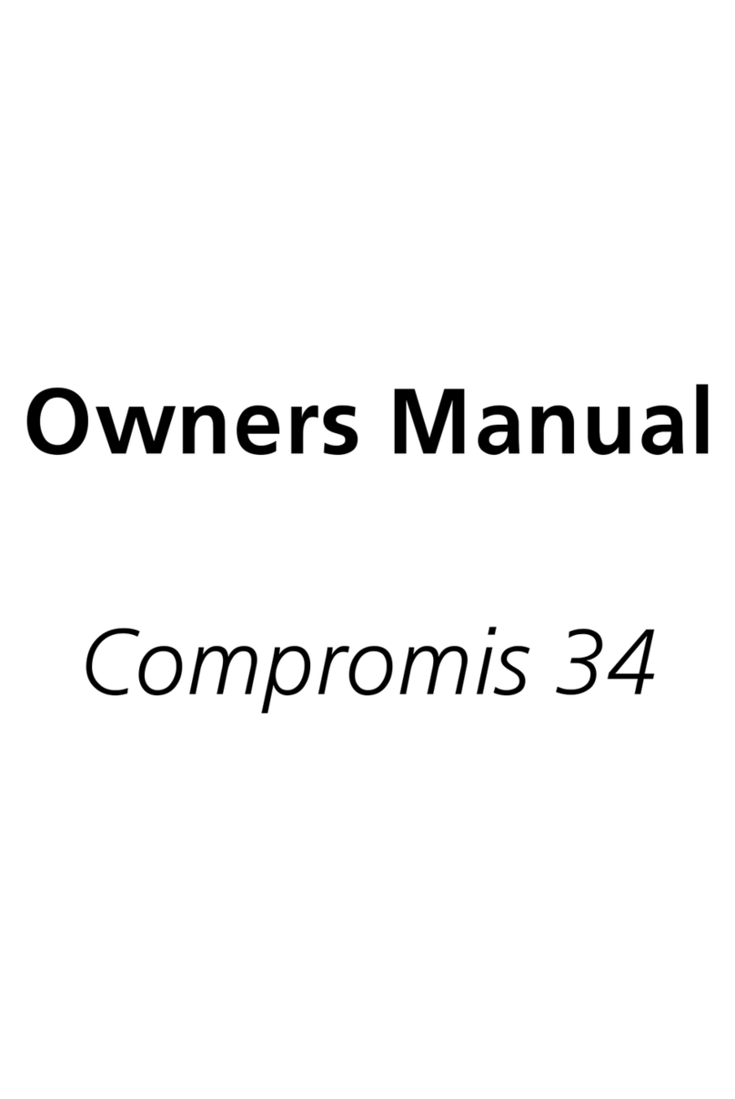 C-Yacht Compromis 34 owner's manual