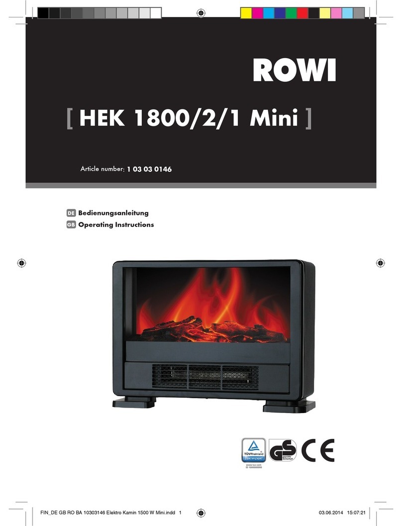 Rowi :1 03 03 0146 operating instructions