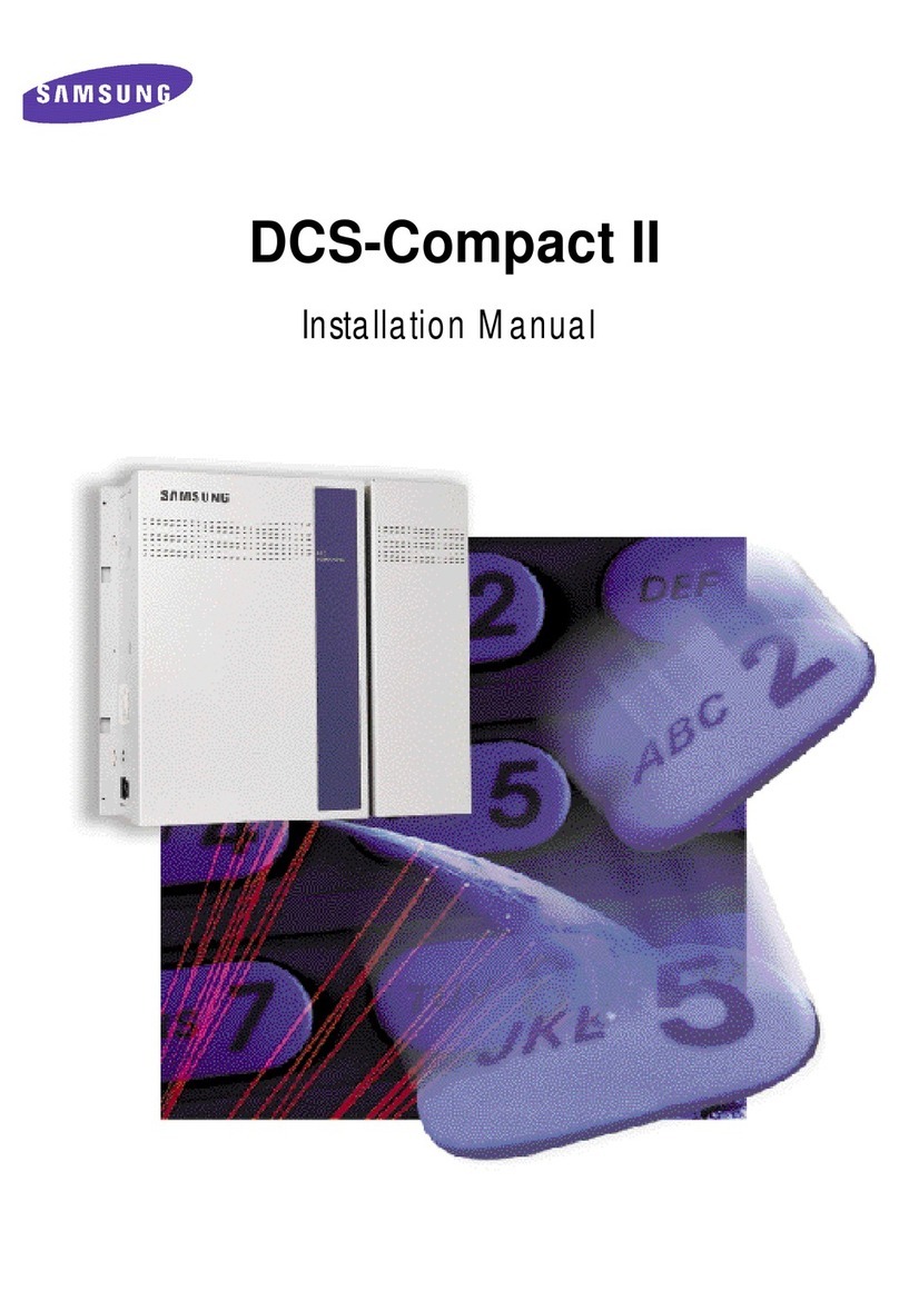 Samsung DCS-Compact II User manual