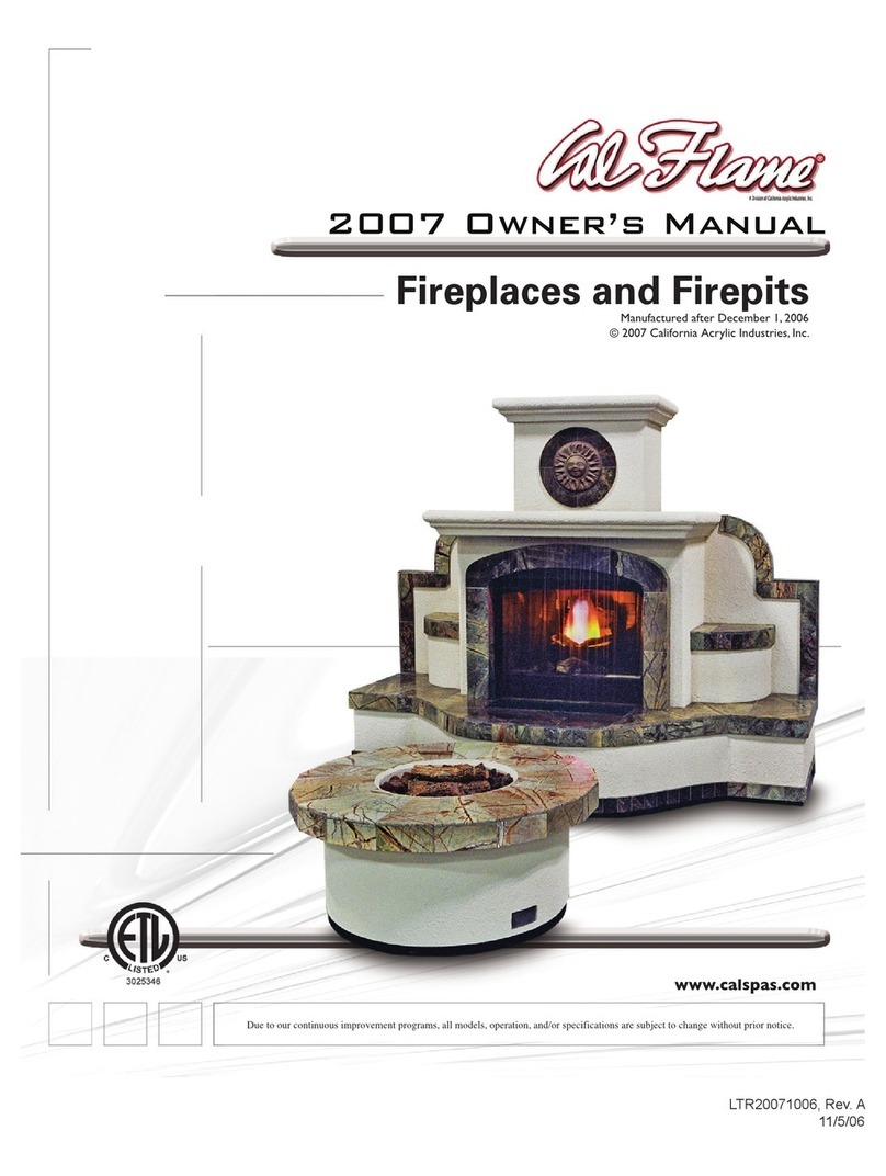 Calflame FPT-80 User manual Calflame FPT-80 User manual