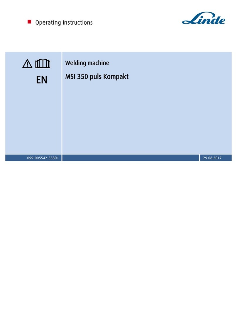 Linde MSI 350 puls Kompakt operating instructions