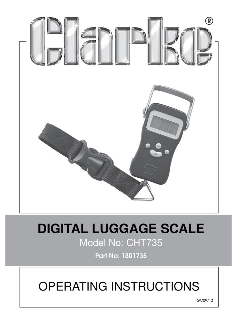 Clarke CHT735 User manual