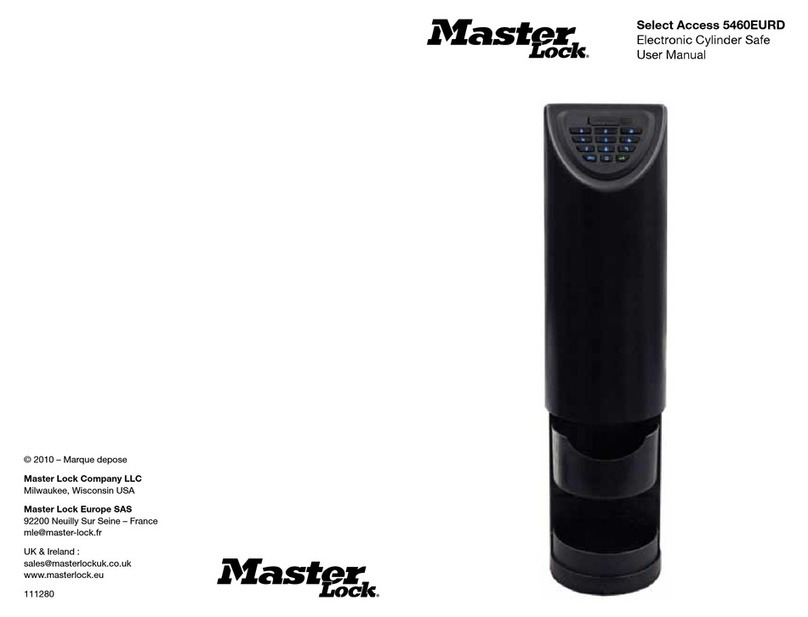 Masterlock 5460 User manual