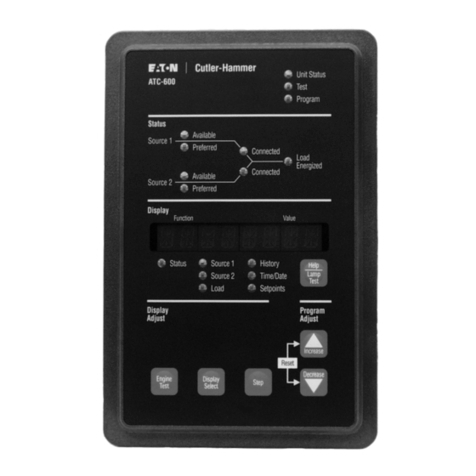 Eaton ATC-600 Instructions for installation, operation and maintenance