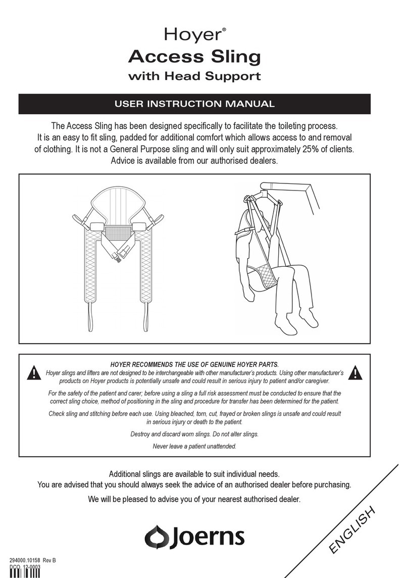 Joerns Hoyer Operator's manual Joerns Hoyer Operator's manual