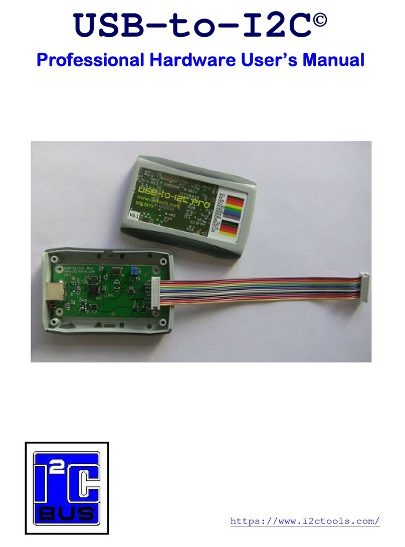 I2CTools USB-to-I2C user manual