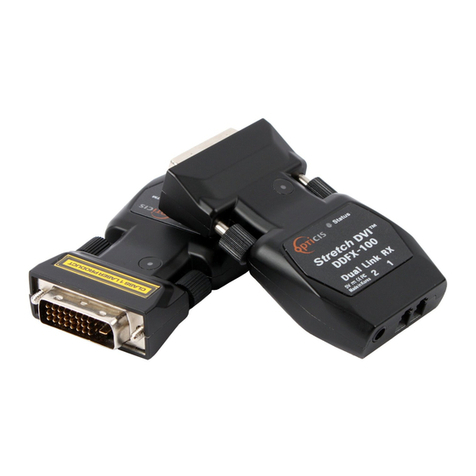 opticis Stretch DVI DDFX-100-TR User manual