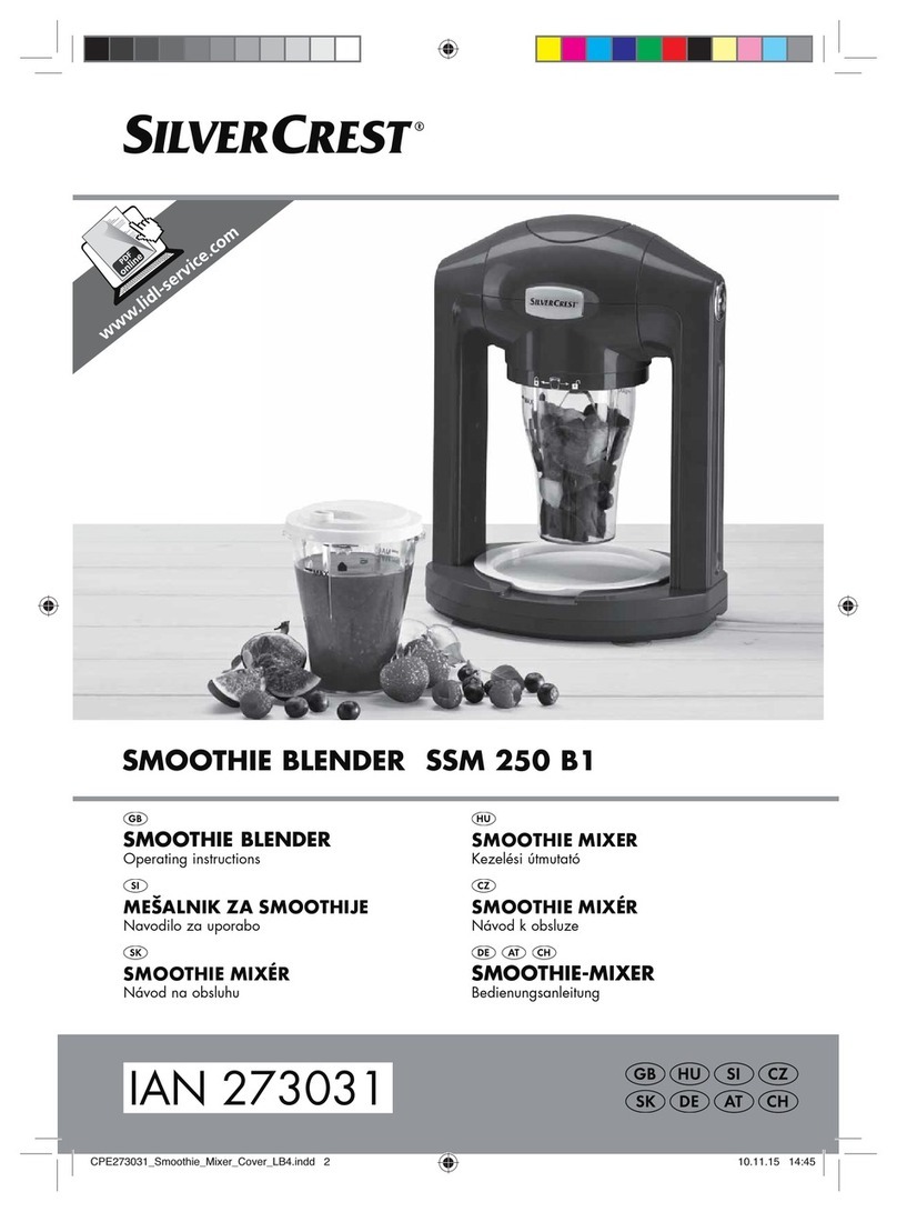 Silvercrest SSM 250 B1 User manual