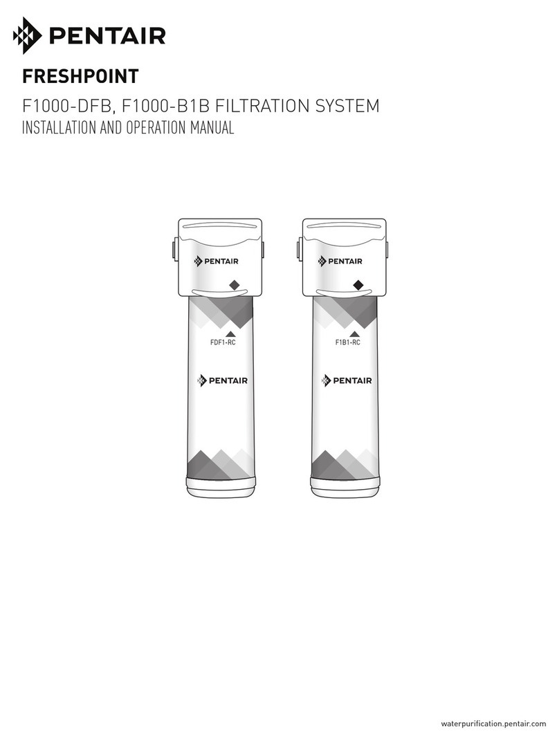 Pentair freshpoint F1000-DFB User manual