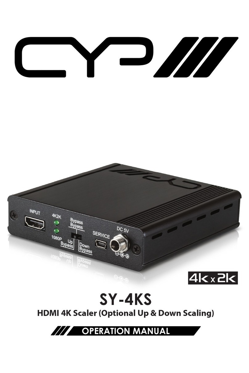 SYP SY-4KS Operation manual