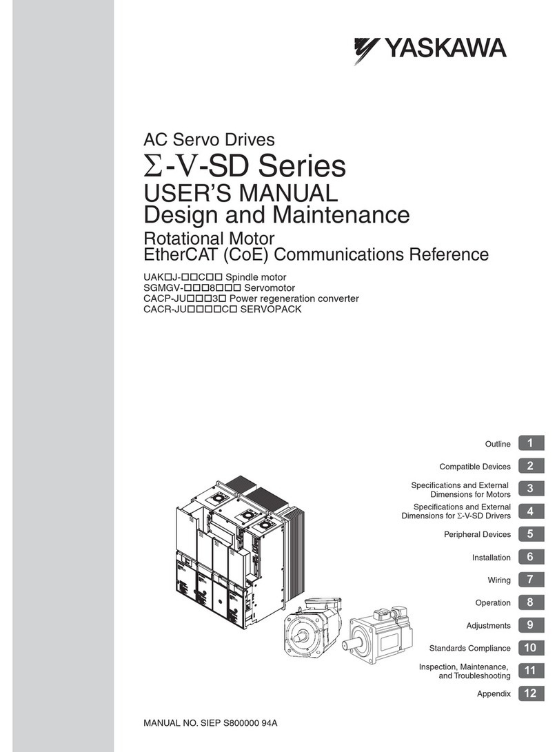 YASKAWA UAK series User manual