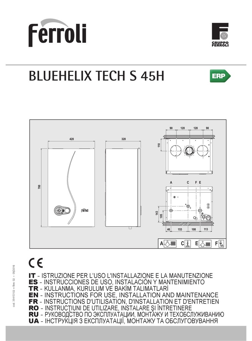 Ferroli BLUEHELIX TECH S 45H Troubleshooting guide