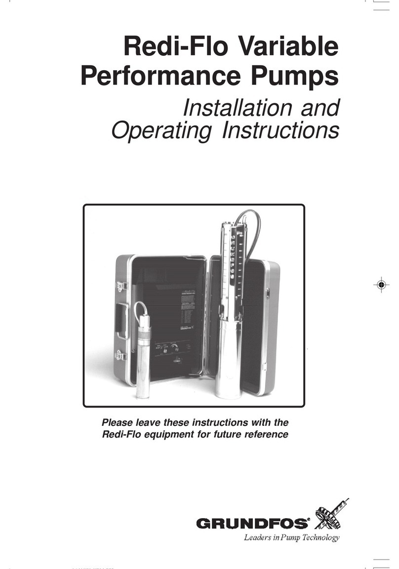 Grundfos Redi-Flo 2 Operating instructions