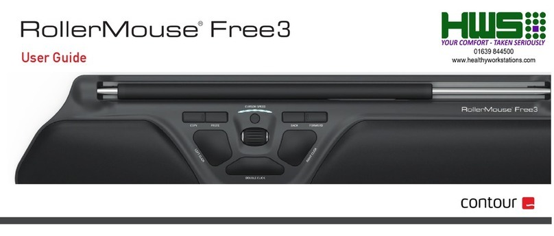 Contour Design RollerMouse Free3 user guide