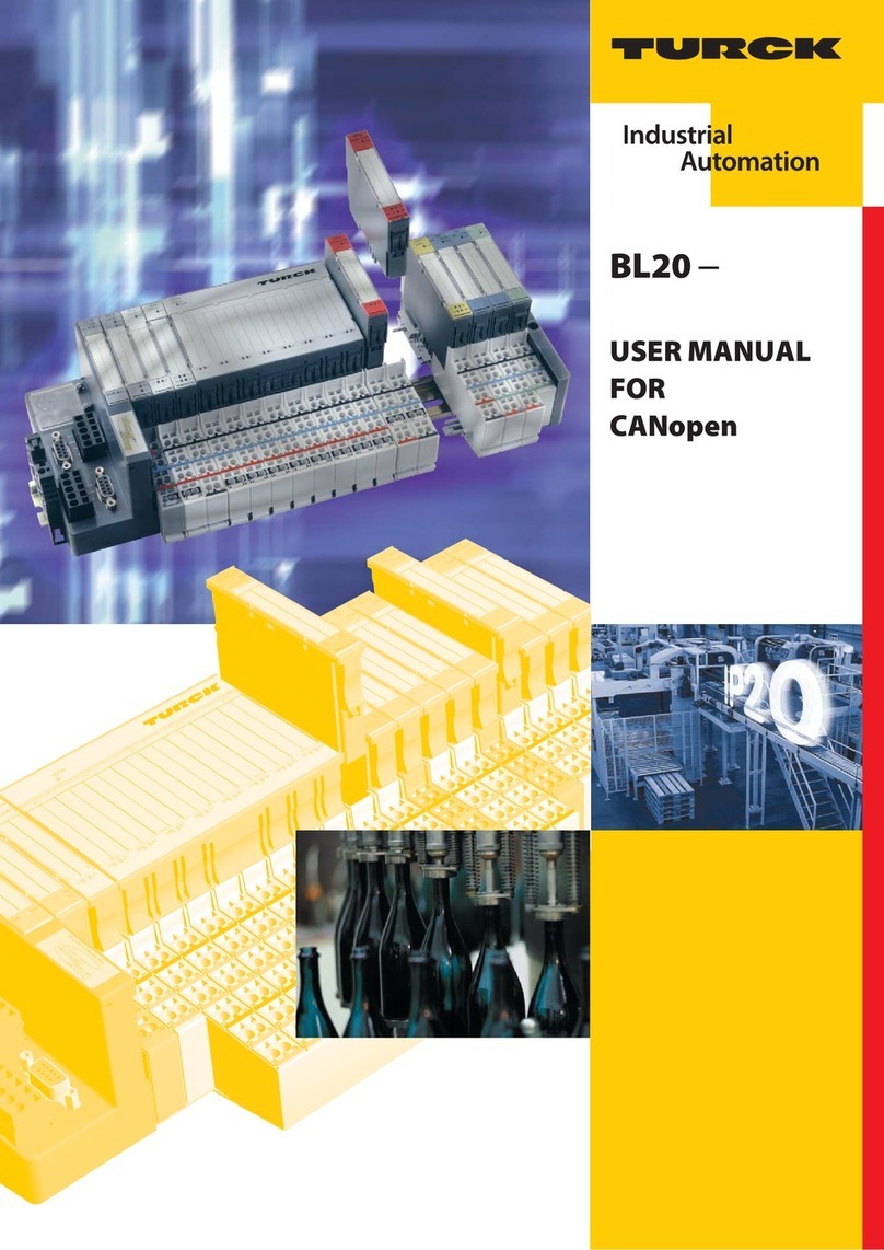 turck BL20-GW-CANOPEN User manual