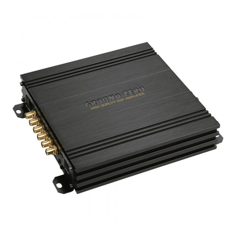 Ground Zero GZDSP 4.80AMP User manual