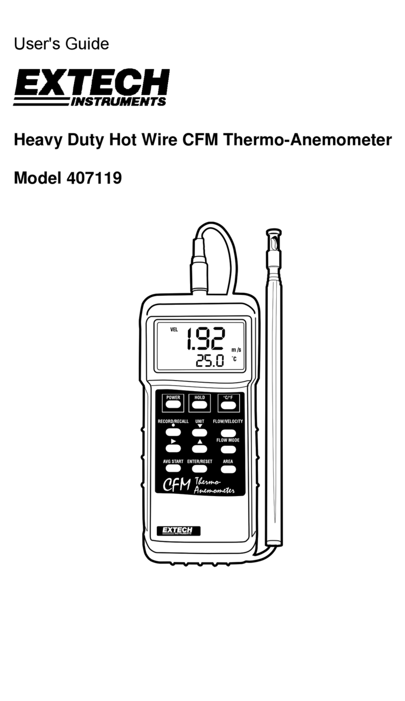 Extech Instruments 407119 User manual Extech Instruments 407119 User manual