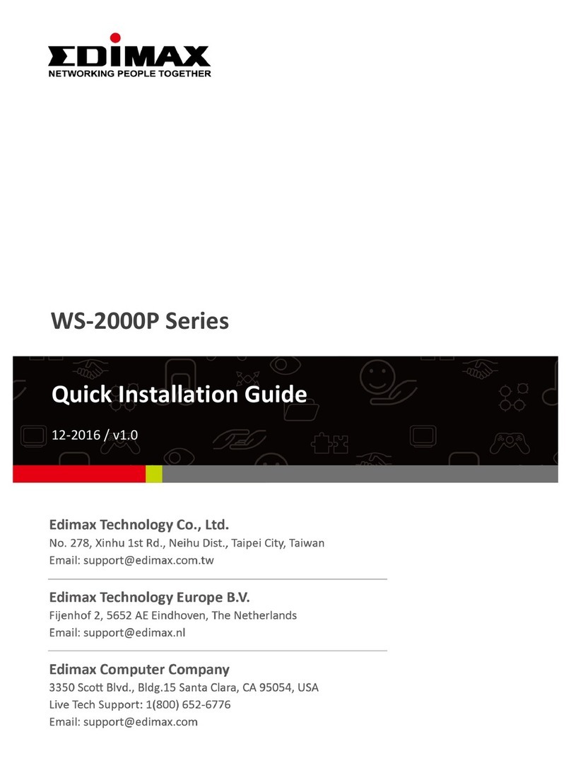 Edimax WS-2001P Quick installation guide