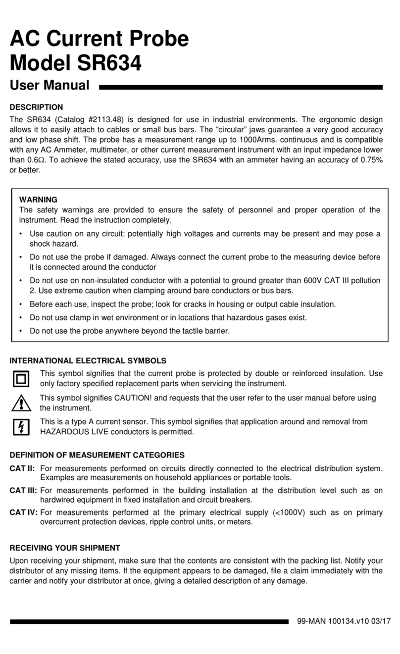 AEMC SR634 User manual