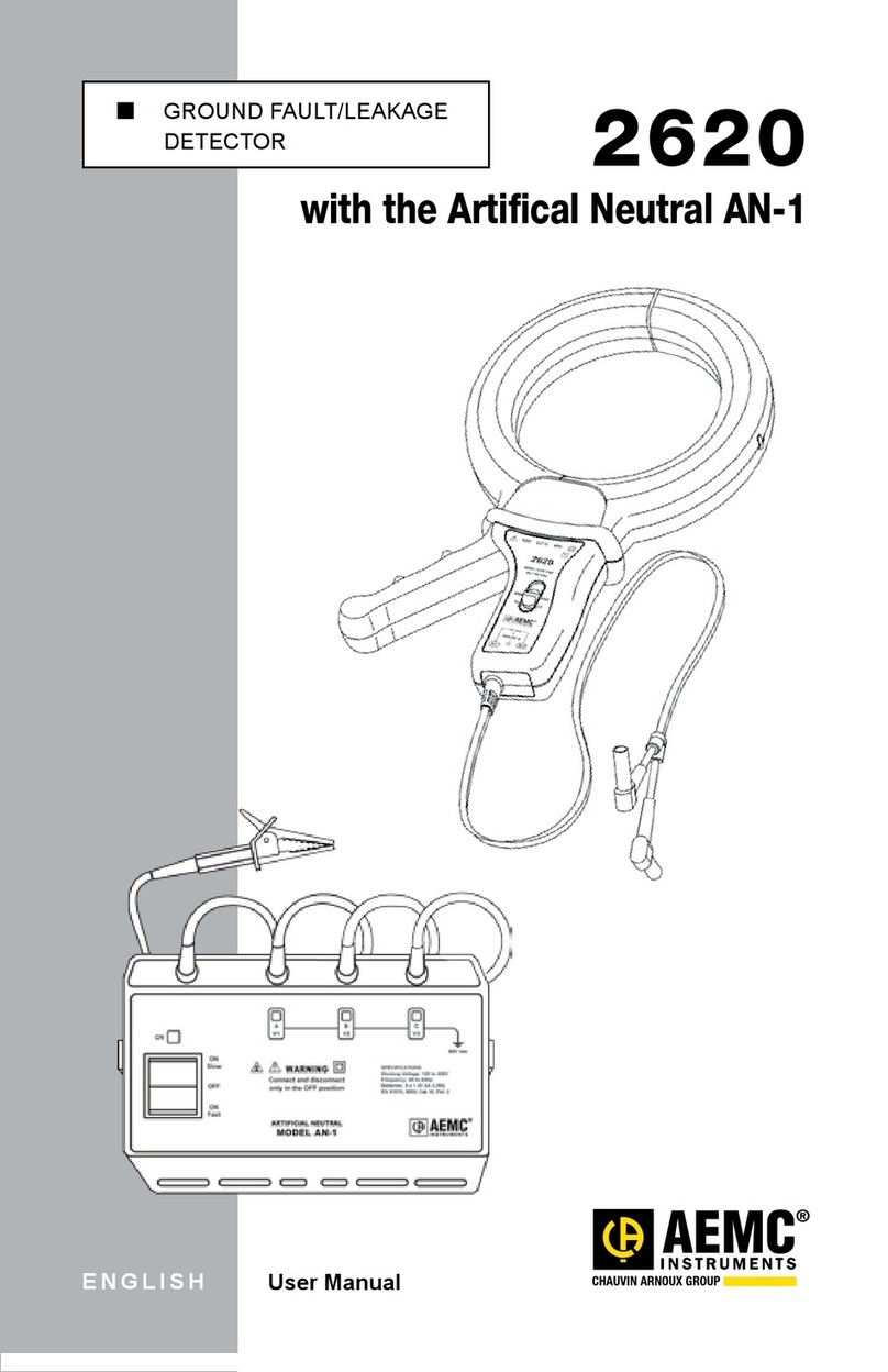 AEMC 2620 User manual
