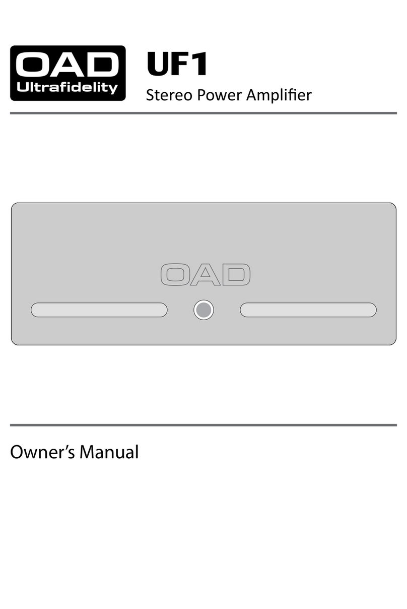OAD UF1 owner's manual