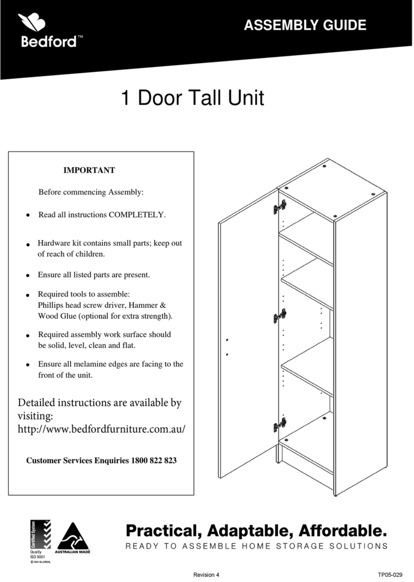 Bedford 2660036 Assembly guide