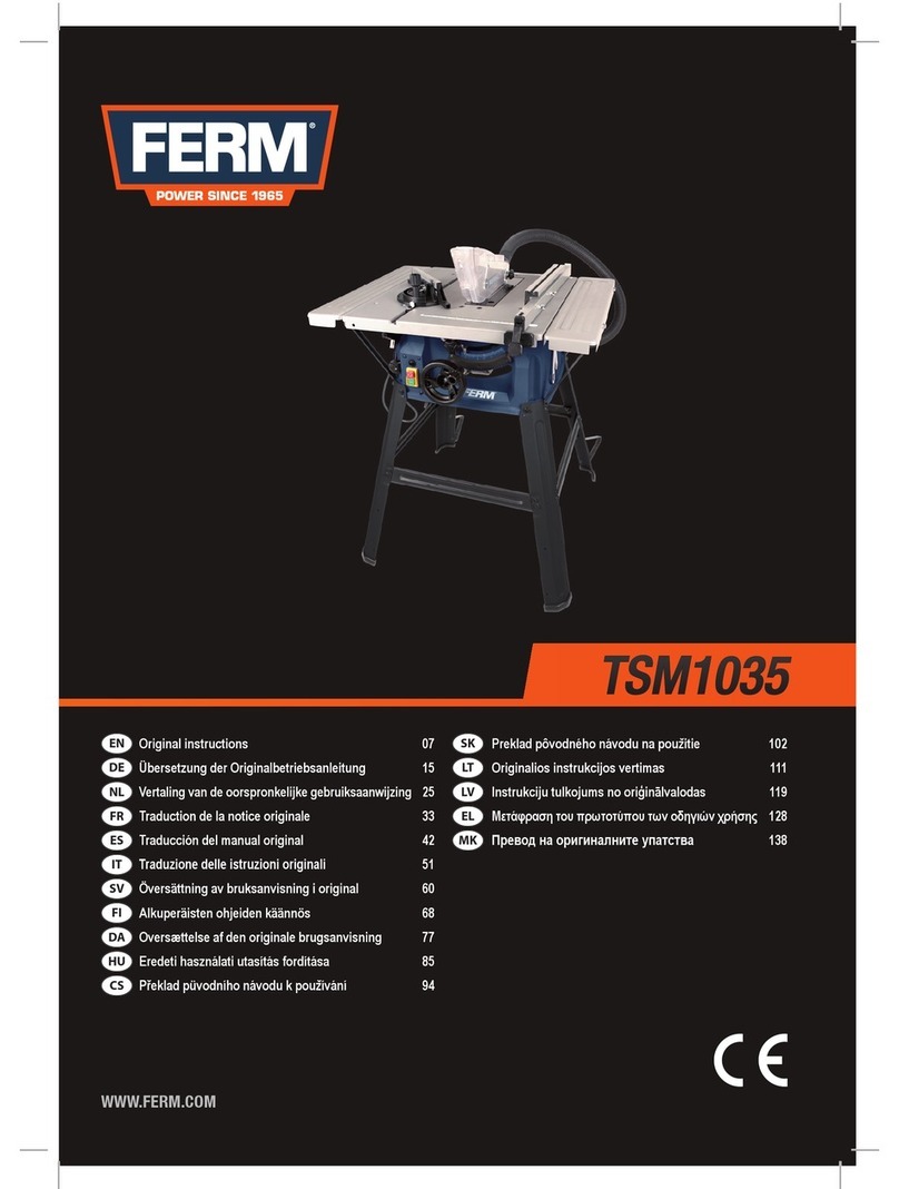 Ferm TSM1035 User manual
