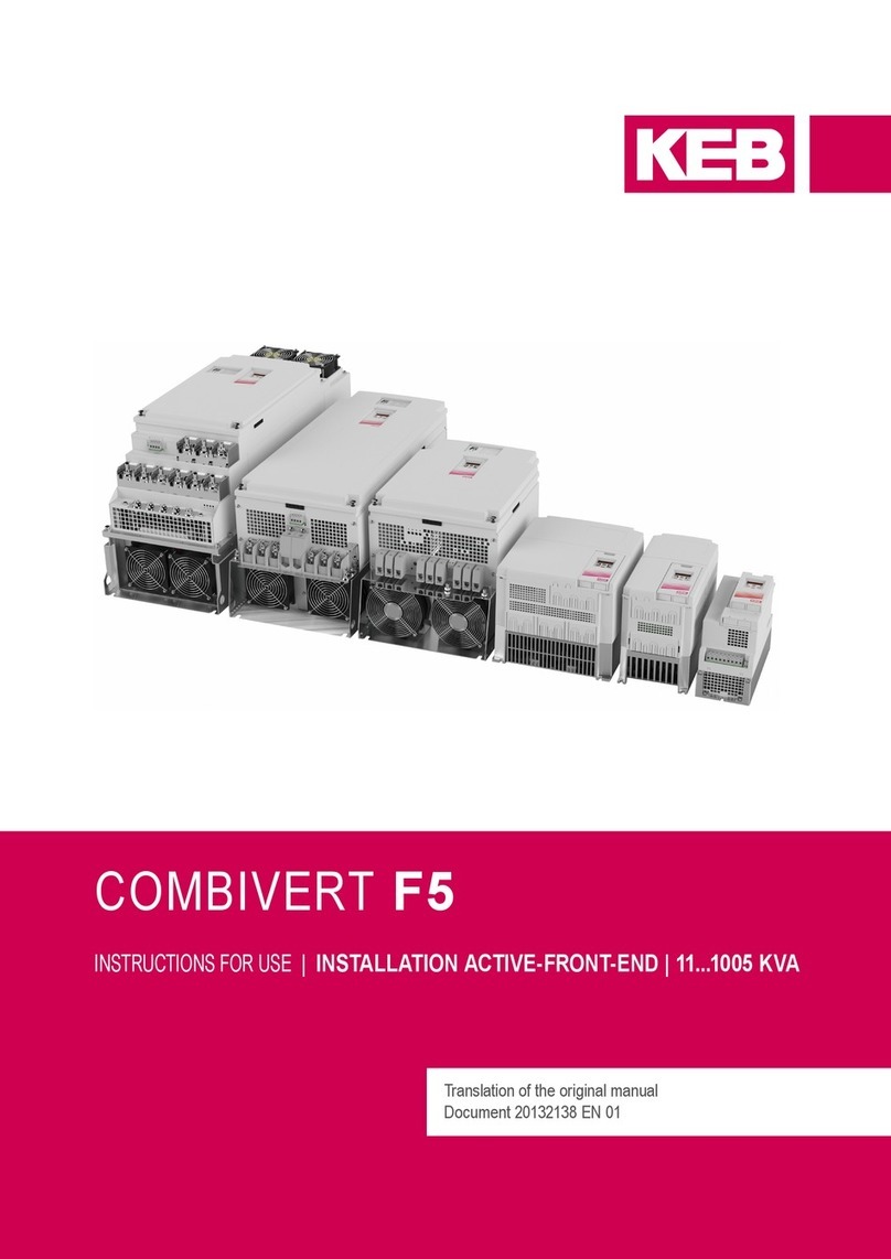 KEBCO COMBIVERT F5 User manual