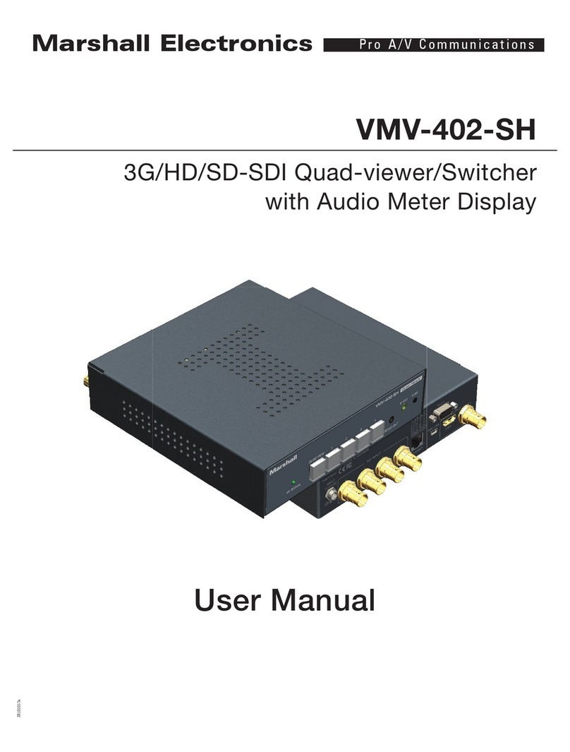 Marshall Electronics VMV-402-SH User manual