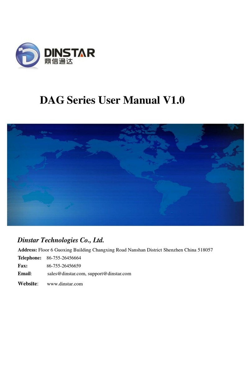 Dinstar DAG2000 Series user manual